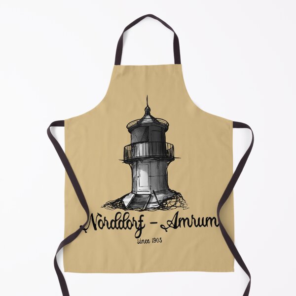 Item preview, Norddorf lighthouse Urban Sketch motif North Sea Amrum designed and sold by emm-j.