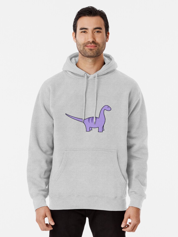 Purple dinosaur hoodie on sale