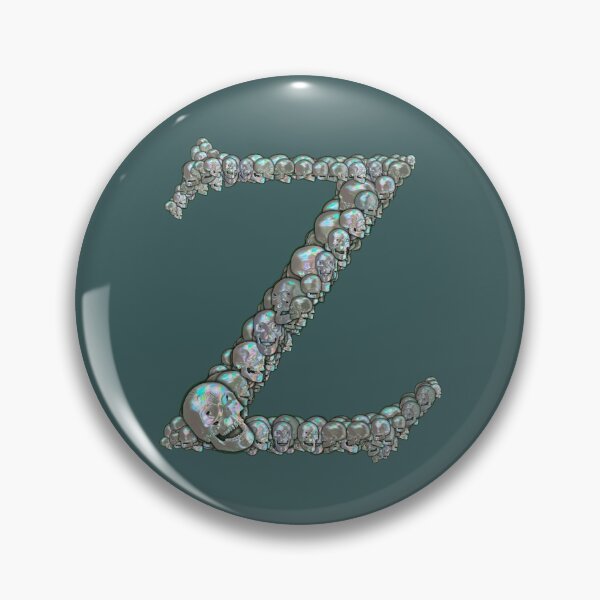 Artikelvorschau, Totenkopf-Alphabet Z entworfen und verkauft von dinaaaaaah.