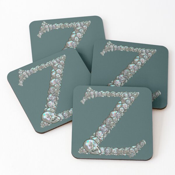 Item preview, Skull Alphabet Z designed and sold by dinaaaaaah.