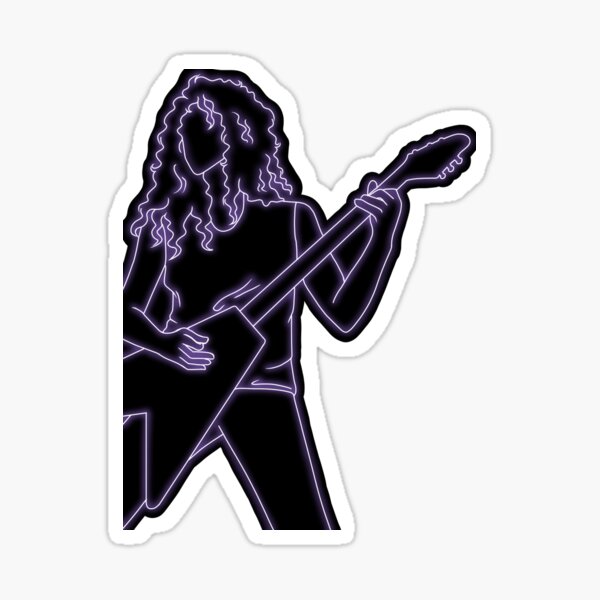 Item preview, Neon Kirk Hammett designed and sold by RavenWingsDraws.