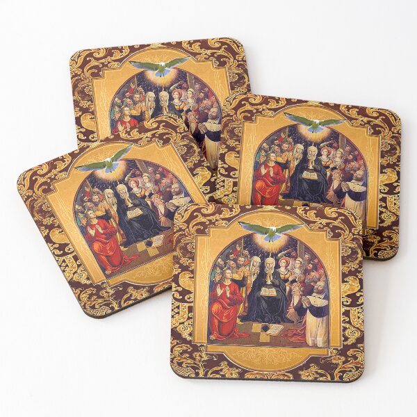 Item preview,  Pentecost Holy Spirit Virgin Mary and the Apostles designed and sold by hispanicworld.