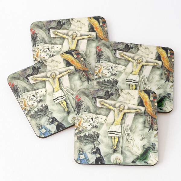 Item preview, White Crucifixion, 1938  "Chagall museum" designed and sold by mary-cockrell.
