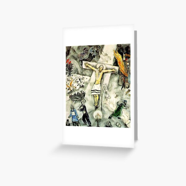 Item preview, White Crucifixion, 1938  "Chagall museum" designed and sold by mary-cockrell.