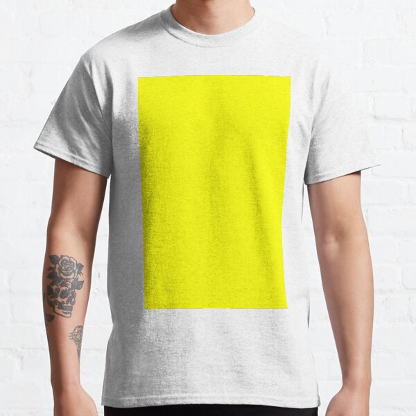 Neon fluorescent Yellow | Yellow|neon Yellow/Fluro Yellow Classic T-Shirt