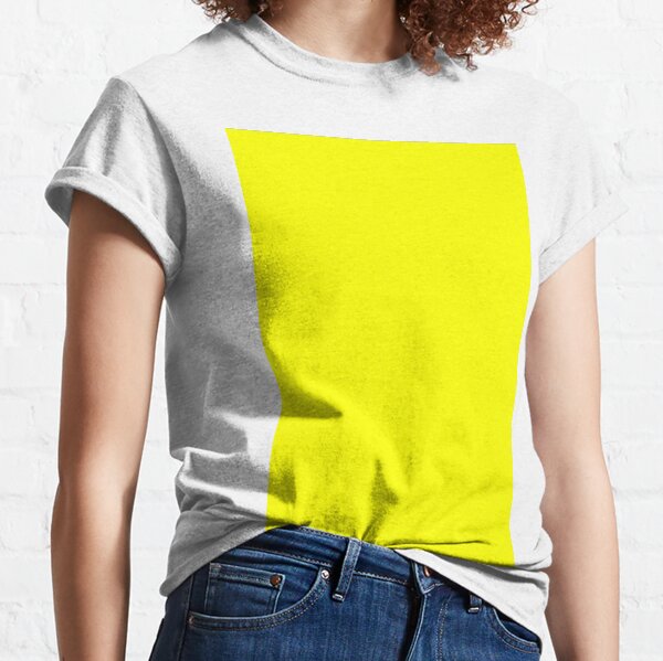 Neon fluorescent Yellow | Yellow|neon Yellow/Fluro Yellow Classic T-Shirt