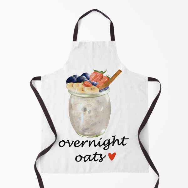 Item preview, overnight oats lover illustration designed and sold by BeccaKenDesigns.
