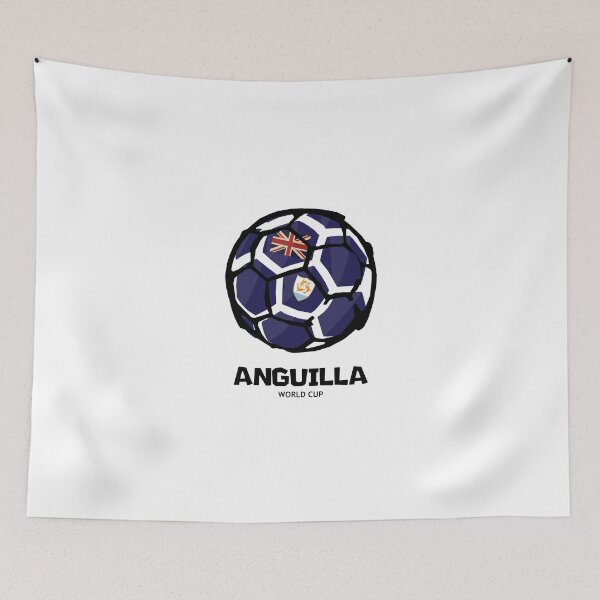 Item preview, Anguilla Football Country Flag designed and sold by KewaleeTee.