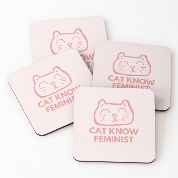 Item preview, Cat Know Feminist designed and sold by Paper Hearteu.