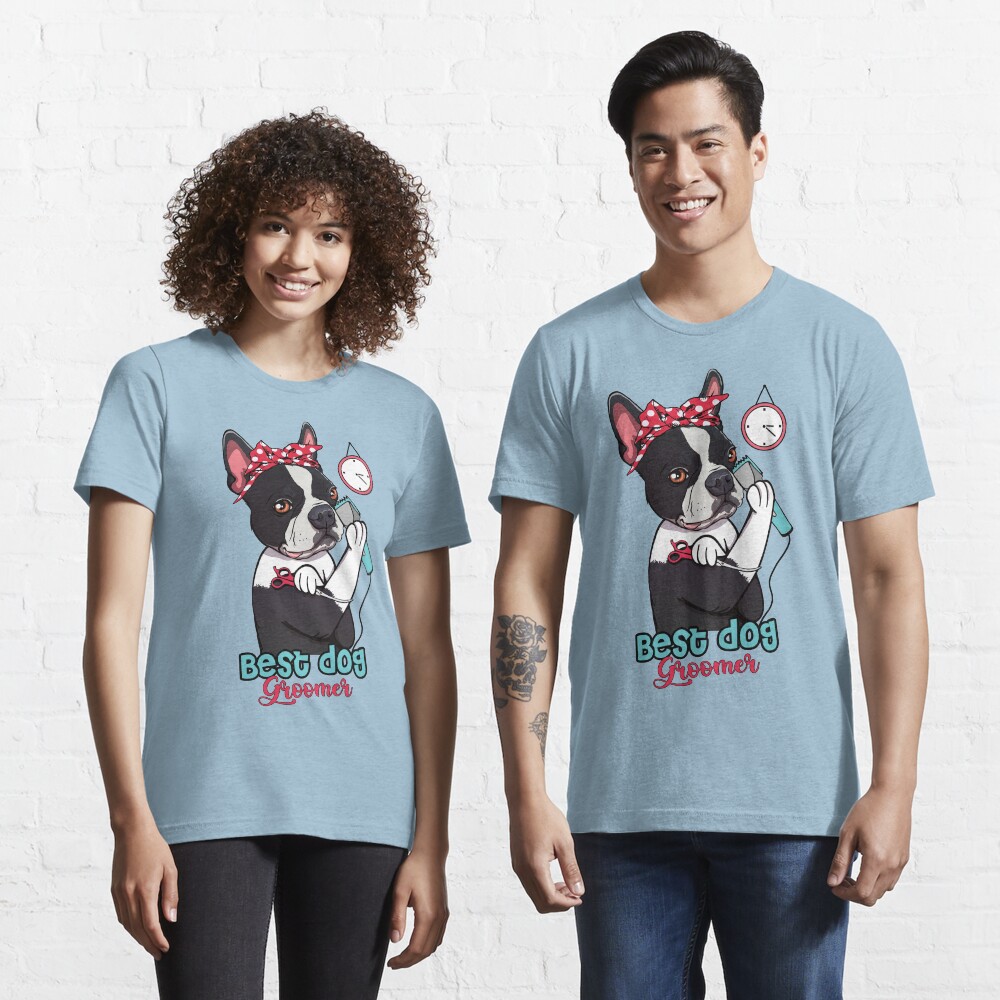 Dog grooming t shirts sale