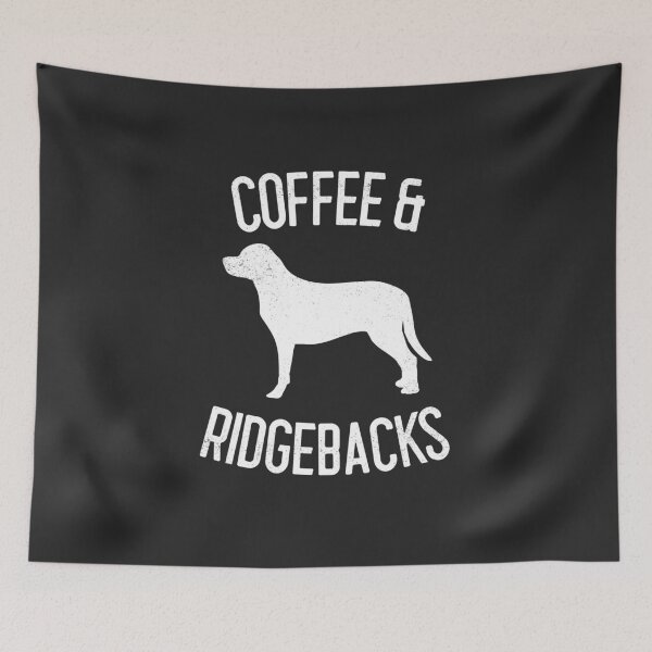 Item preview, Coffee & Ridgebacks Dog Lover Gift designed and sold by EricJP.