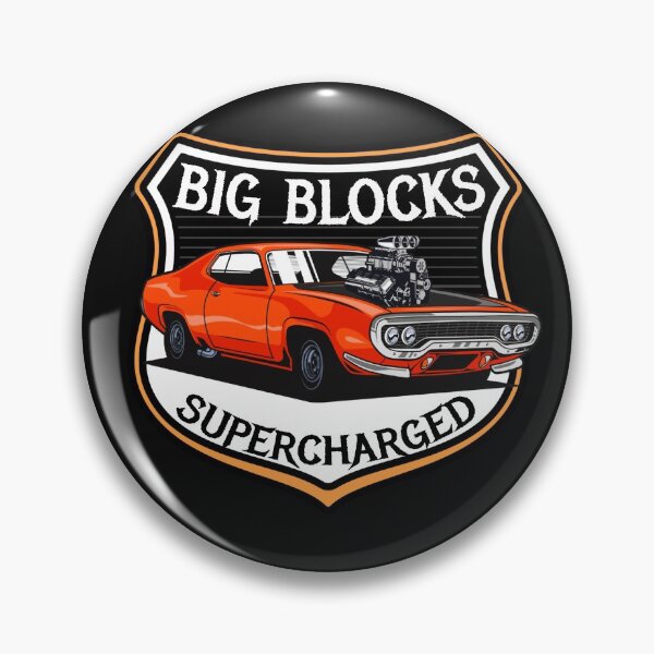 Item preview, BIG BLOCKS, SUPERCHARGED designed and sold by HumanwreckageRB.