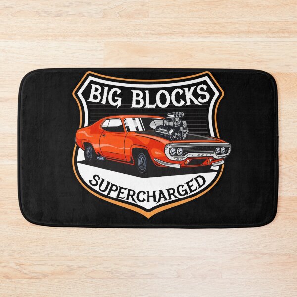 Item preview, BIG BLOCKS, SUPERCHARGED designed and sold by HumanwreckageRB.