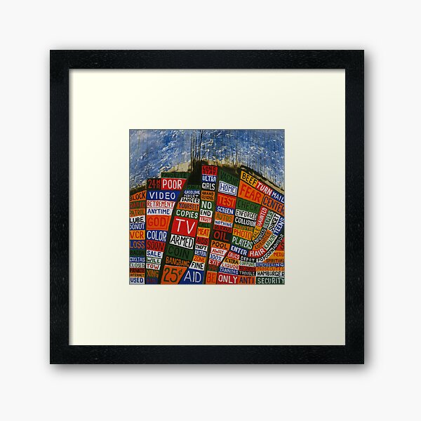 album cover hail to the thief bestseller Framed Art Print