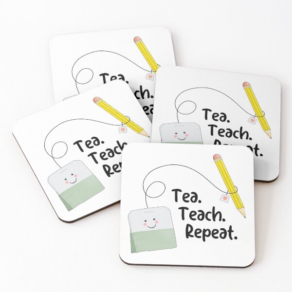 Item preview, Tea Teach Repeat designed and sold by suwarnaadi.