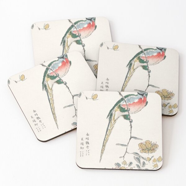 Item preview, macaw and drooping peach illustration 43380624871 designed and sold by Bird-Lore.