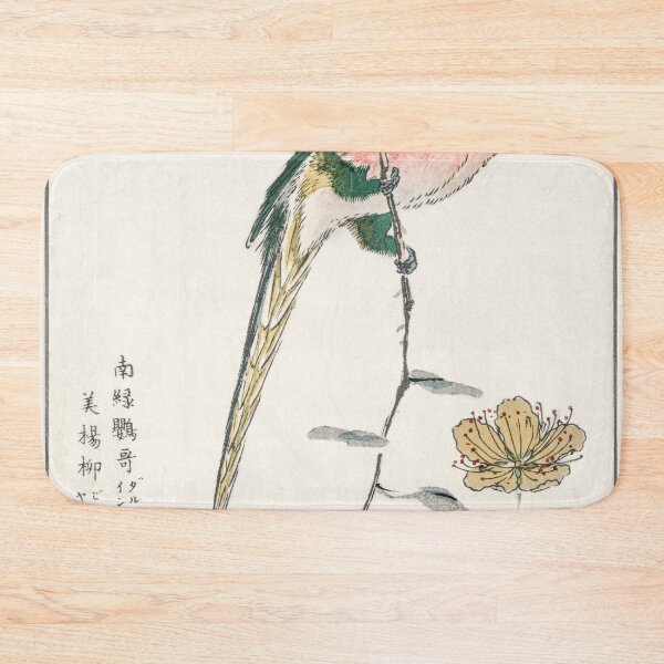 Item preview, macaw and drooping peach illustration 43380624871 designed and sold by Bird-Lore.