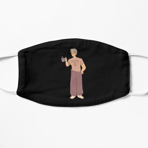 sugawara koushi is just chilling Flat Mask