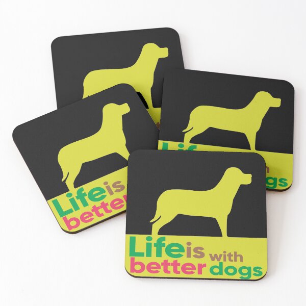 Item preview, Dog lovers life is better with dogs designed and sold by Fly360design.