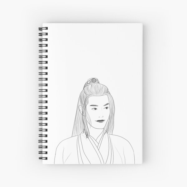 Wei Ying (schwarz) Spiralblock