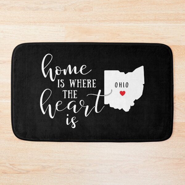 Item preview, Ohio, Home Is Where the Heart Is, Home State designed and sold by ladylaughprints.
