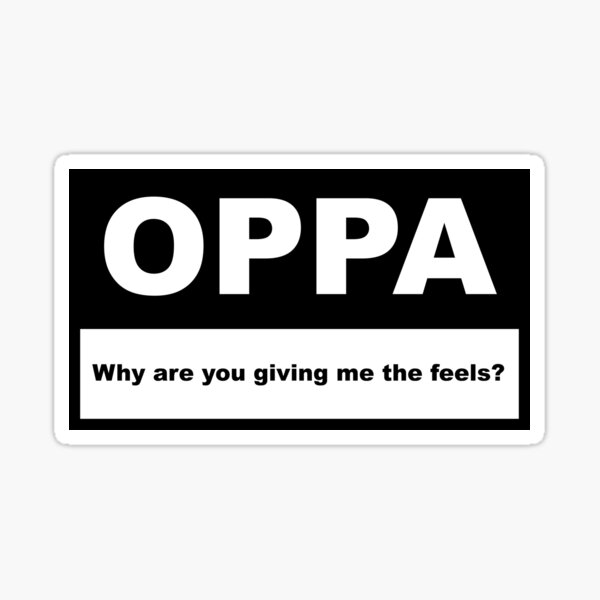 OPPA! Sticker