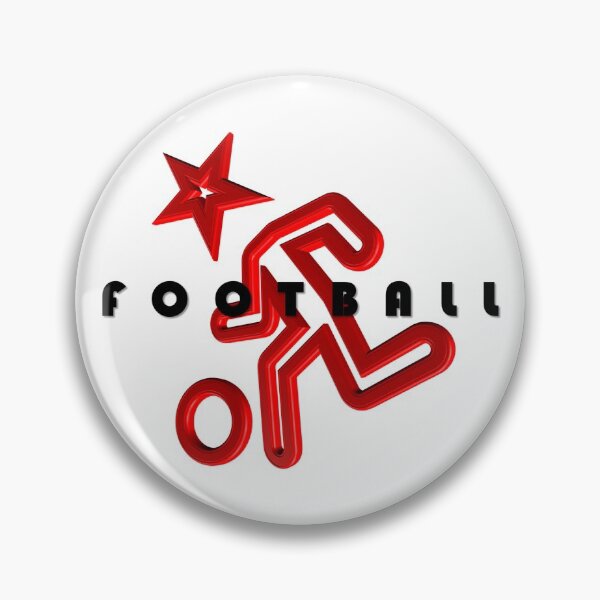 Artikelvorschau, Fußball ~ Rot & Schwarz entworfen und verkauft von Boakes-Digital.