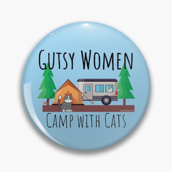 Item preview, Gutsy Women Camp with Cats designed and sold by GutsyCreations.