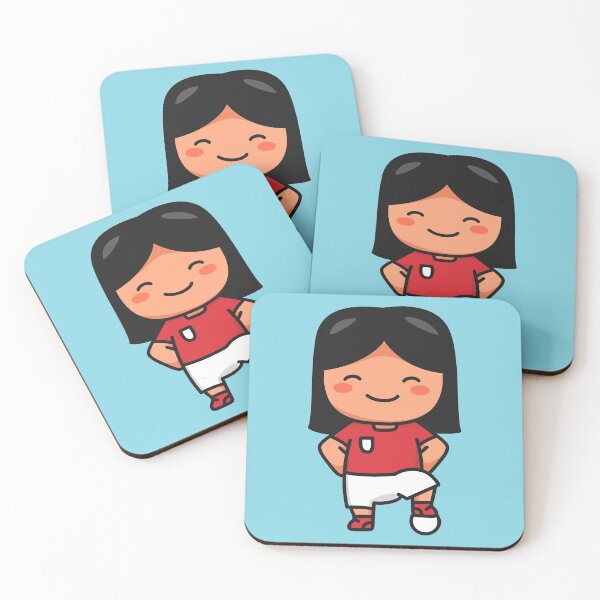Item preview, Cute Female Soccer Player Cartoon designed and sold by SLAG-Creative.