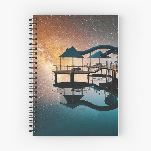 Item preview, Galaxy Pier at Issyk-Kul Lake - Surreal designed and sold by Marina Oliveira Studio.