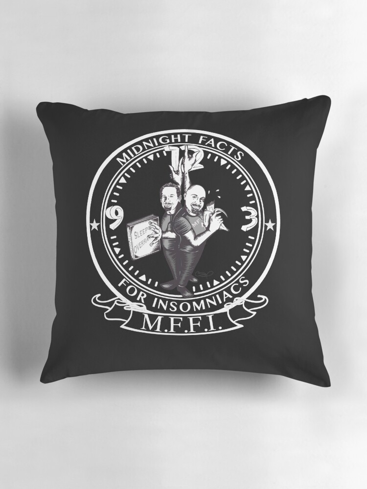 Thumbnail 3 of 4, Pillow, MFFI Cartoon Logo by SlickLikeNinja designed and sold by midnightfacts.