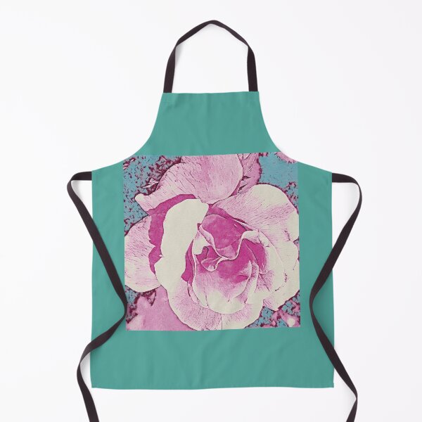 Item preview, Pink Rose on a Teal Background designed and sold by EloiseArt.
