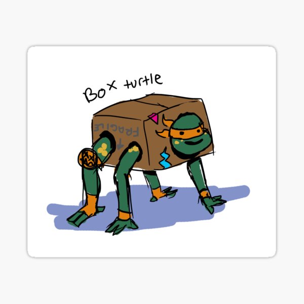 Item preview, box turtle designed and sold by quibbb.