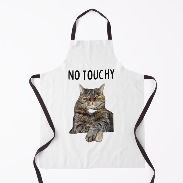 Item preview, No Touchy - Funny Meme Cat designed and sold by StickersHub94.