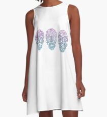 Candy Skulls A-Line Dress