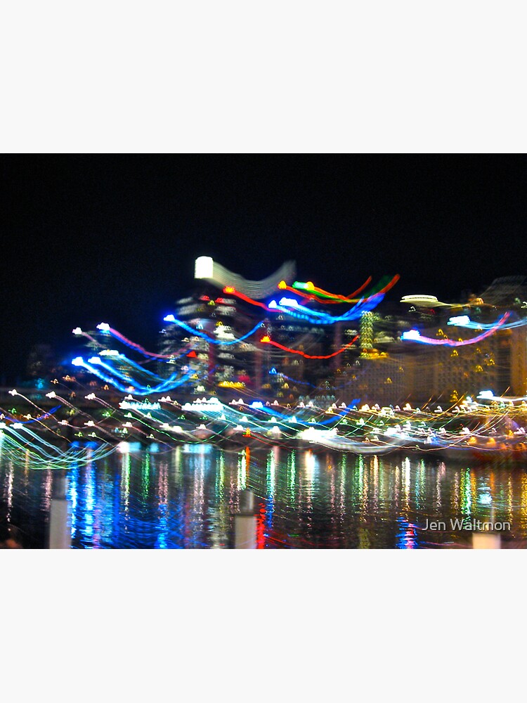 Thumbnail 3 of 3, Sticker, Darling Harbour in Motion designed and sold by Jdubphotog.