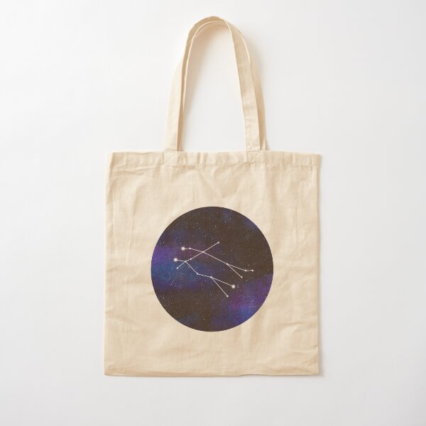 Gemini - galaxy star constellation Cotton Tote Bag