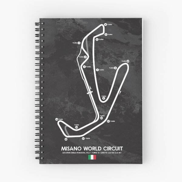 Item preview, Misano World Grand Prix Circuit designed and sold by Tracksters.