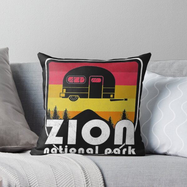 Item preview, Zion National Park Distressed Camper Tshirt designed and sold by Clavitaps.