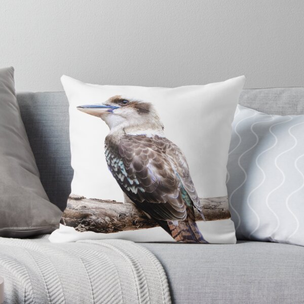 Kookaburra - Australian Wildlife - Native Designs - Birdlife Throw Pillow