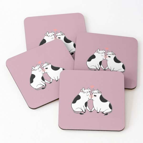 Aperçu de l'œuvre Moo bisous créée et vendue par Huebucket.