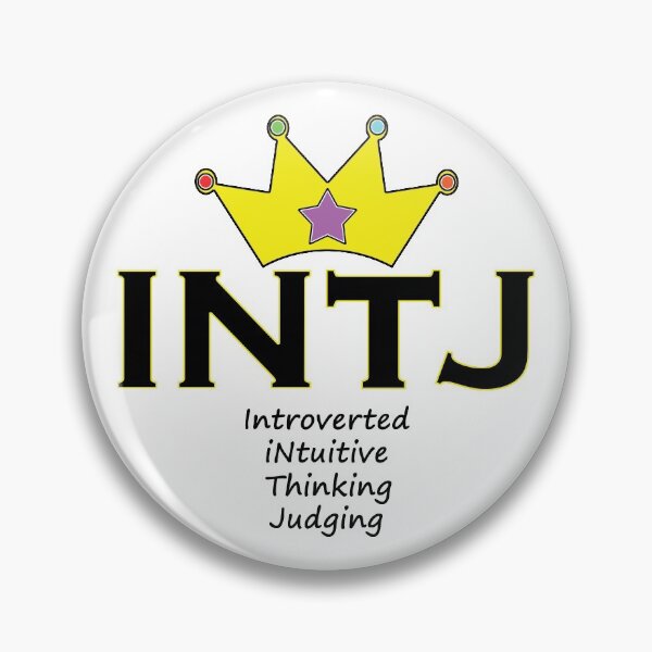 Item preview, INTJ - Typography Design 2 designed and sold by art-by-shadab.