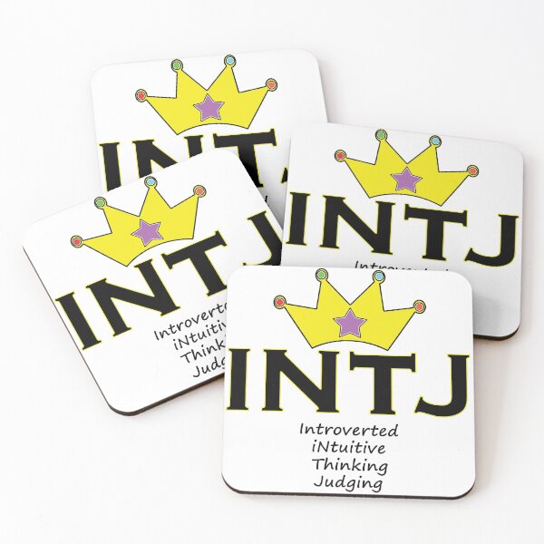 Item preview, INTJ - Typography Design 2 designed and sold by art-by-shadab.