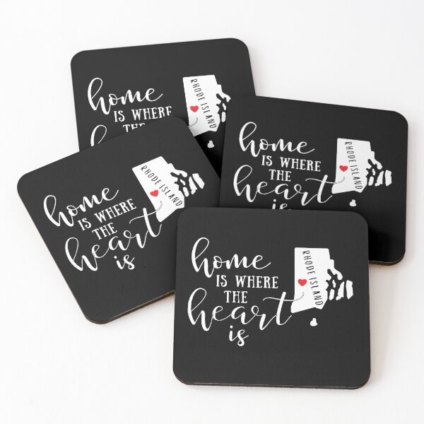 Item preview, Rhode Island, Home Is Where the Heart Is, Home State designed and sold by ladylaughprints.