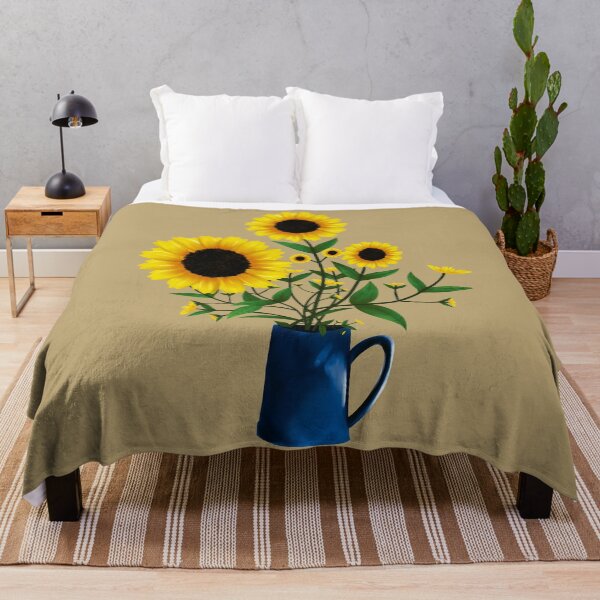 Item preview, Aesthetic flower pot sunflower illustration designed and sold by BeccaKenDesigns.