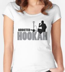 Hookah/Shisha Wearables Women's Fitted Scoop T-Shirt