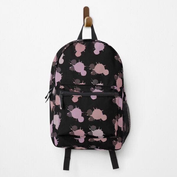 Artikelvorschau, Pastell Pinks Splatter Paint - Schwarz Ver. entworfen und verkauft von atomsandler.