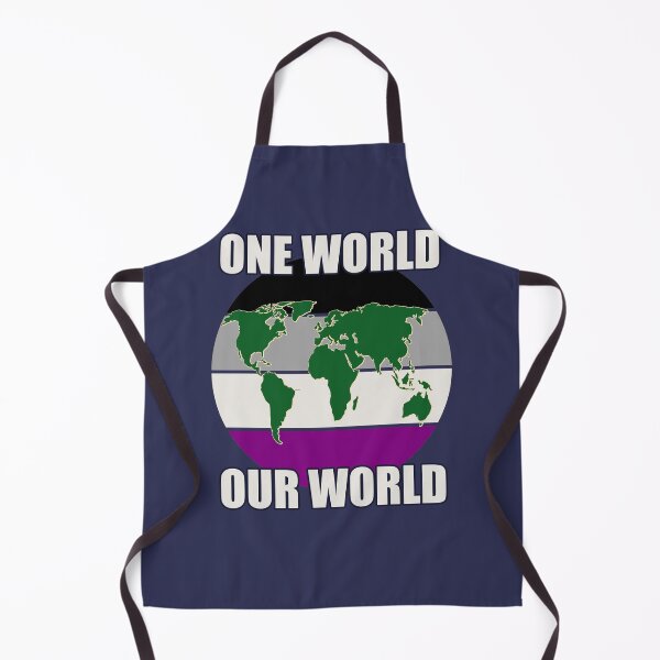 Item preview, One World, Our World -Asexual Flag Colors designed and sold by HappySchnapper.
