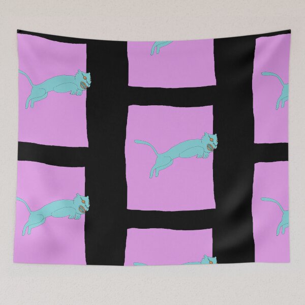Item preview, Jumping Tiger - Aqua, Pink designed and sold by Chubuter.