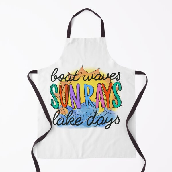 Item preview, boat waves sun rays lake days designed and sold by taby2you.